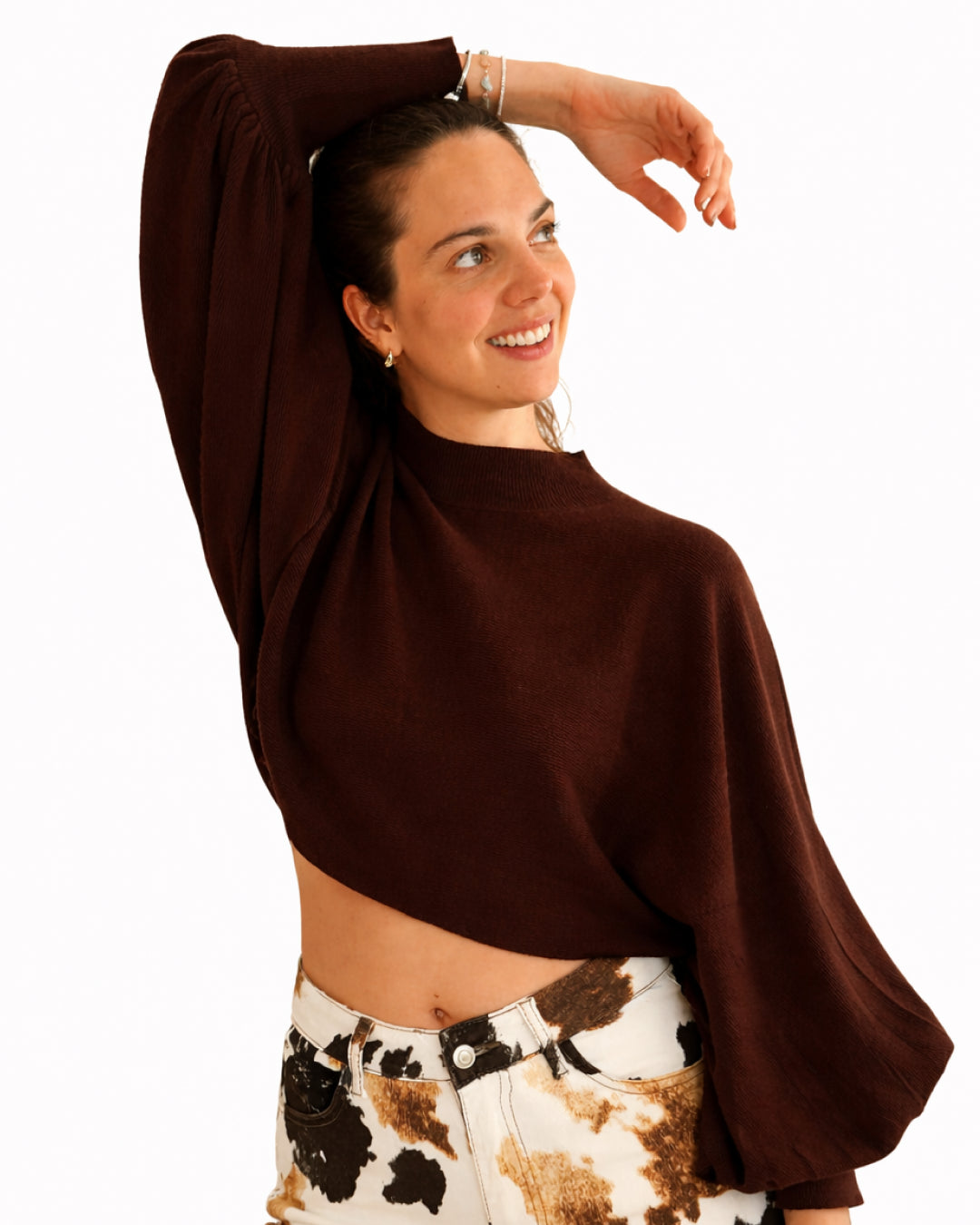 Sweter Arrayan café