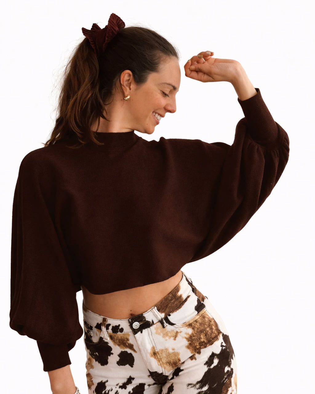 Sweter Arrayan café