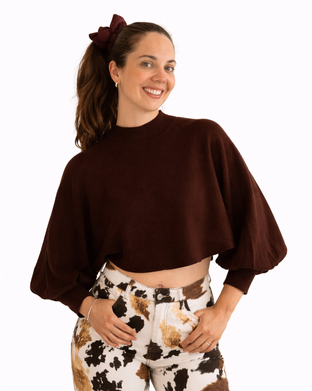 Sweter Arrayan café