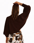 Sweter Arrayan café
