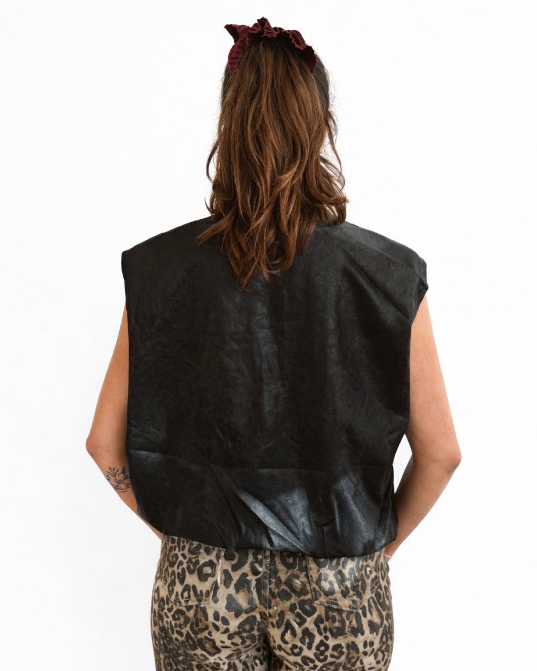 Chaqueta Dalia Sin Mangas Negra