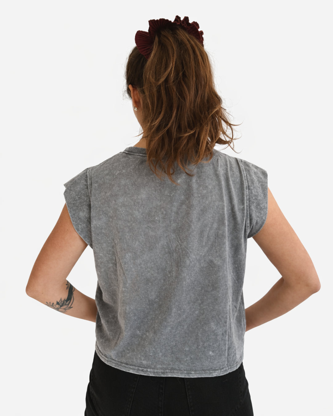 Polera Acid Wash Florencia Gris