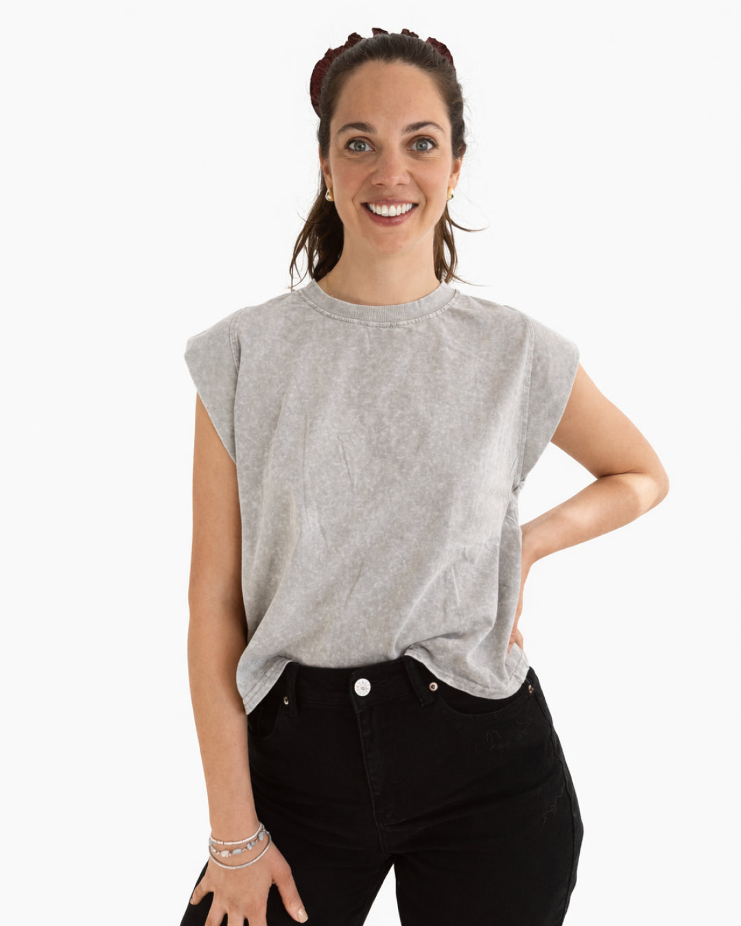 Polera Acid Wash Florencia Verde