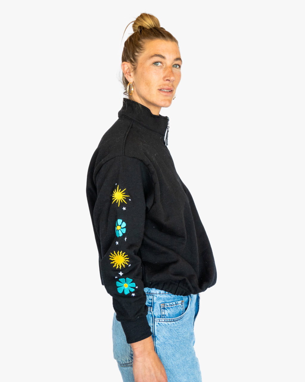 Polerón Quarter Zip We love Negro