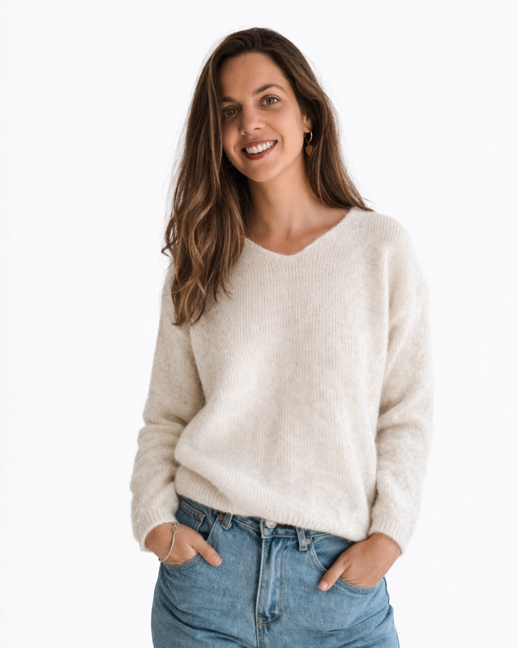 Sweater básico beige