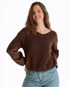 Sweter Básico Café