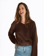 Sweter Básico Café