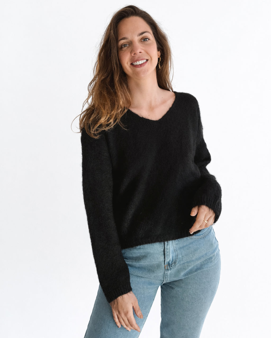 Sweater Básico Negro